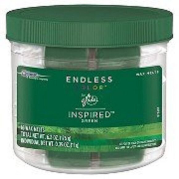 Glade Endless Color Inspired Green Scented Wax Melts 6.2 oz NEW - Picture 1 of 8